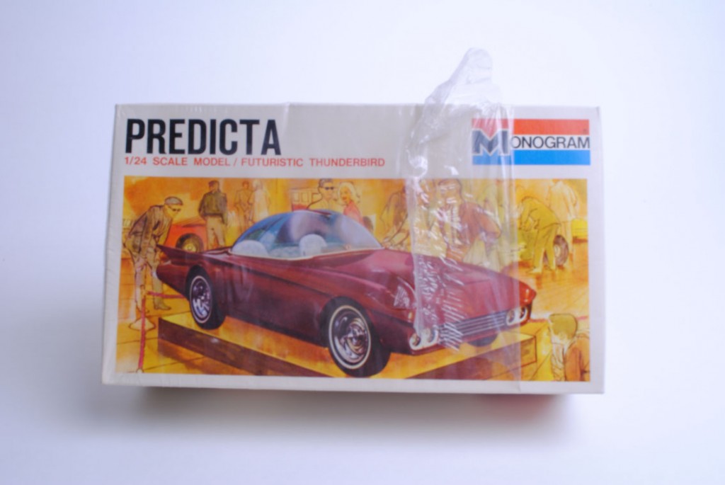 This text seems to suggest that the dies were shipped to New Zealand for production. The box art portrayed the car in a much deeper cinnamon color - the image of the car continued to degrade through replicative degeneration. The instruction sheet, bearing the original 1964 copyright date, was a very poor reproduction which also showed multi-generational degeneration. The kit was not different from the domestic model though the plastic was in a slightly darker color and wasn't as shiny as the domestic kit, lending credence to the assumption that the dies were shipped to New Zealand. I am fortunate enough to have two of these impossibly rare kit thanks to Ed Sexton (thanks, Ed!). After the New Zealand kit, the model went out of production for nearly 23 years.